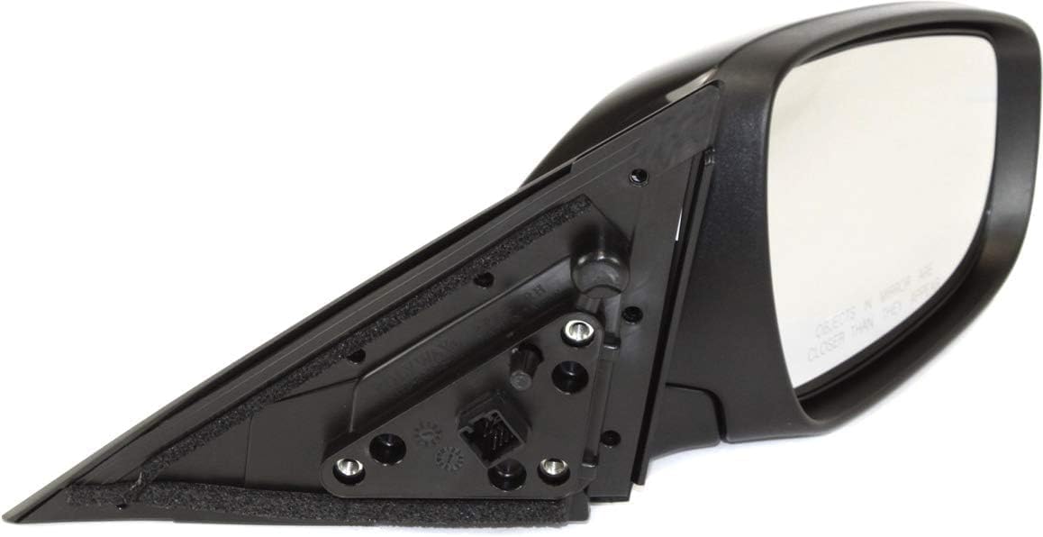 Front Power Mirror Manual Folding Heated Primed Right Passenger Side Direct Replacement Compatible With 2012-2017 Hyundai Veloster HY1321194 HY1321218 876202V340 876202V520