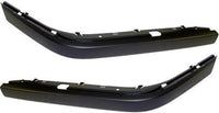 Set Of 2 Front Bumper Molding Outer Cover Plastic Primed Right Passenger & Left Driver Side Direct Replacement Compatible With 1995-2001 BMW 7-Series BM1047101 BM1046101 51118125310