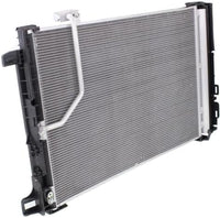 Front A/C Condenser Aluminum Core Direct Replacement Compatible With 2008-2015 Mercedes Benz C-Class / 2010-2017 E-Class MB3030151 2045000654