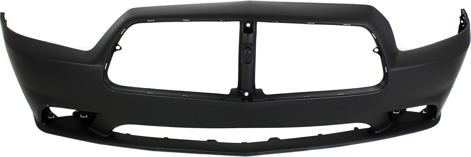 AUTOS PARTS PLUS Front Bumper Cover Primed Direct Replacement Compatible With 2011-2014 Dodge Charger CH1000992 68092596AA