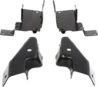 Front Bumper Primed Steel + Grille + Upper Cover + Lower Valance + Brackets + Headlights + Fog Lamps Left & Right Direct Replacement Compatible With 2003-2006 Chevrolet Silverado 1500