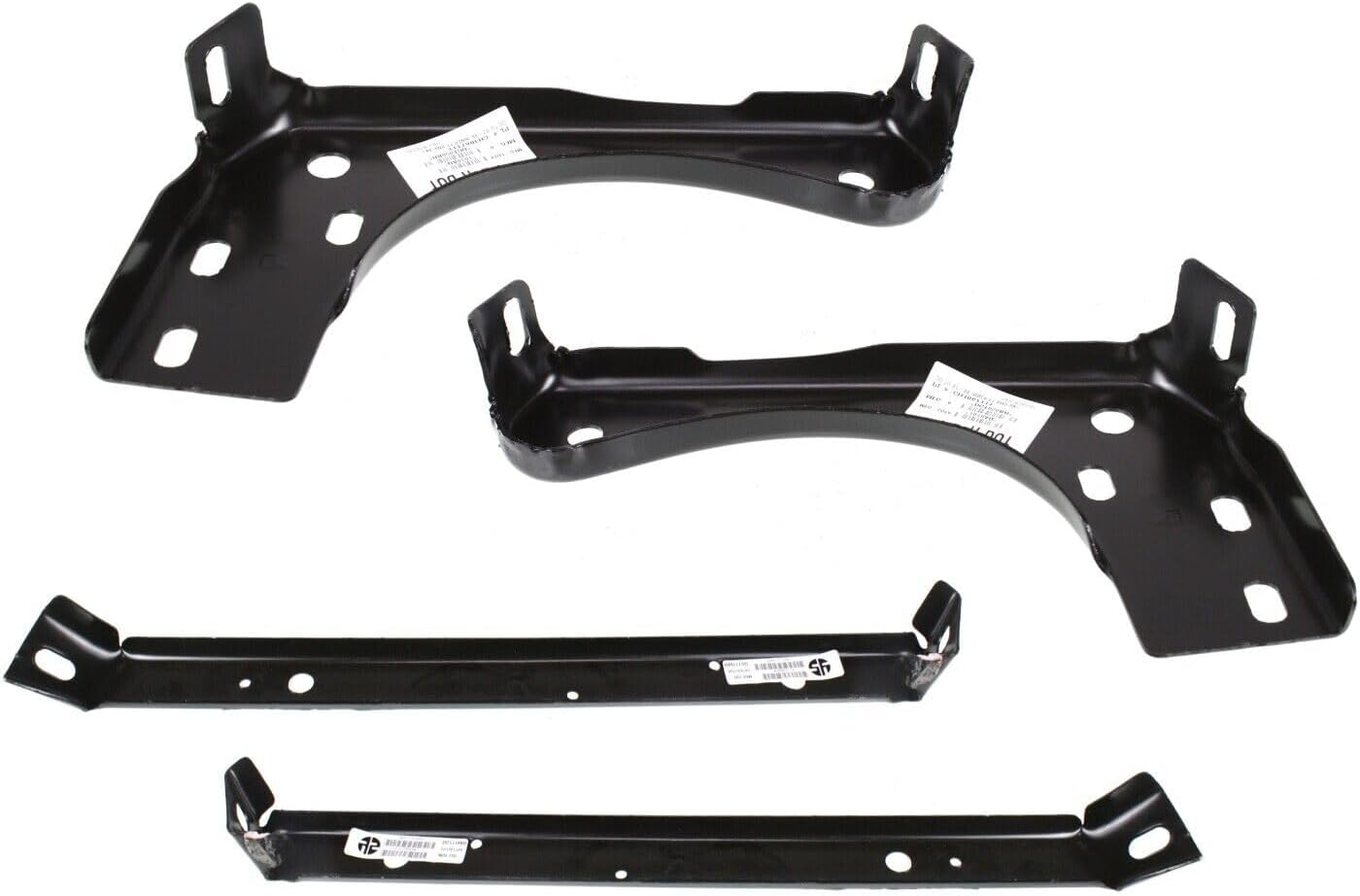 AUTOS PARTS PLUS Front Bumper Outer And Inner Bracket Left Driver & Right Passenger Side Direct Replacement Compatible With 1997-2001 Dodge Ram 1500/1997-2002 2500 3500 CH1067111 CH1067108 CH1066111