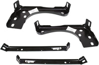 AUTOS PARTS PLUS Front Bumper Outer And Inner Bracket Left Driver & Right Passenger Side Direct Replacement Compatible With 1997-2001 Dodge Ram 1500/1997-2002 2500 3500 CH1067111 CH1067108 CH1066111