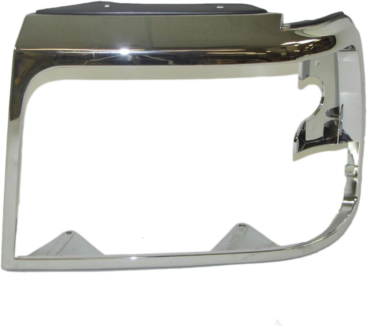 Front Grille + Header Panel + Head Light Door Bezels Left Driver & Right Passenger Side Direct Replacement Compatible With 1992-1997 Ford F-Series FO1220113 FO1200173 FO2513131