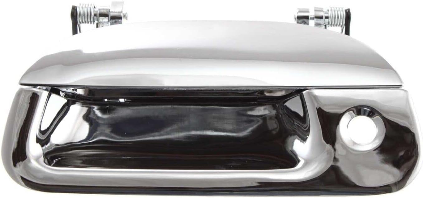 Rear Exterior Tailgate Handle Chrome Direct Replacement Compatible with 1992-1996 Ford F-150 F-250/1994-2010 Mazda Pickup MA1915102 ZZM165750 E8TZ9943400A F1TZ994