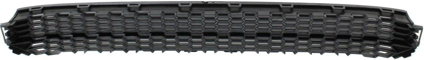 Front Bumper Center Lower Grille Textured Gray Direct Replacement Compatible With 2012-2015 Volkswagen Passat VW1036126 5618536779B9