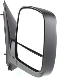 Front Power Mirror Manual Adjust Non-Heated Textured Right Passenger Side Direct Replacement Compatible With 2008-2021 Chevrolet Express/GMC Savana GM1321395 20838066