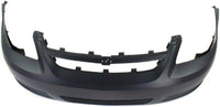 Front Bumper Cover Primed Without Fog Light Holes Direct Replacement Compatible With 2005-2010 Chevrolet Cobalt GM1000733 19120183