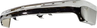 Front Bumper Chrome Steel With Brackets Direct Replacement Compatible With 1999-2002 Chevrolet Silverado / 2000-2006 Tahoe GM1003127 12336026-PFM
