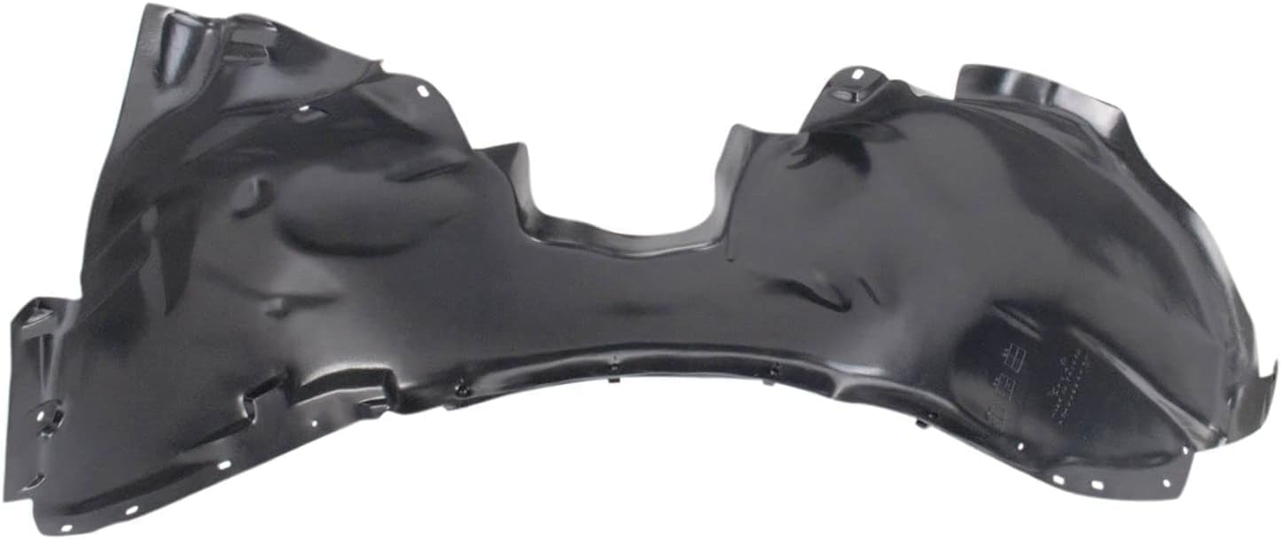 Front Fender Liner Right Passenger Side Direct Replacement Compatible With 2007-2014 Volvo S80 / 2008-2010 V70 VO1249113 312948078