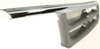 Front Grille Chrome Shell With Painted Silver Gray Insert Plastic Direct Replacement Compatible With 1995-1997 Ford Ranger FO1200317 F57Z8200KK