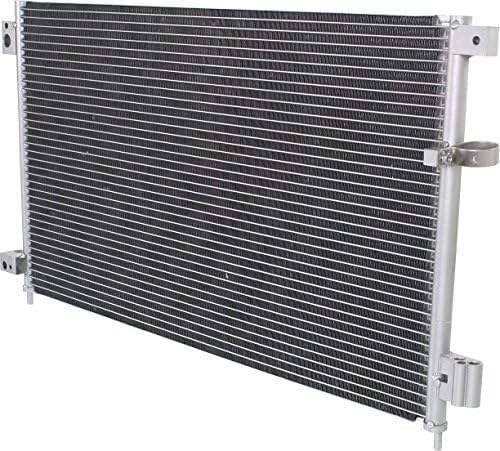 Front A/C Condenser Aluminum Core Direct Replacement Compatible With 2003-2007 Honda Accord HO3030131 80110SDAA02