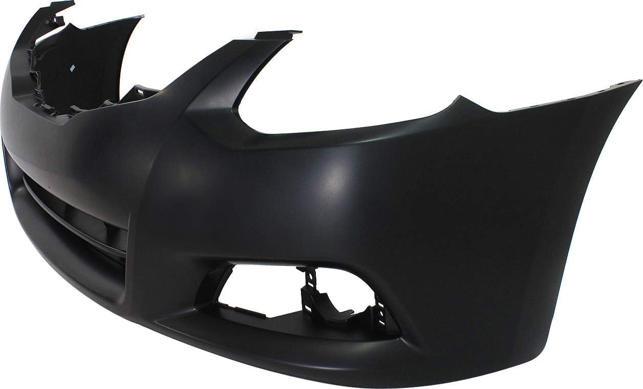 Front Bumper Cover Primed Plastic Direct Replacement Compatible With 2010-2013 Nissan Altima NI1000275 62022ZX10H