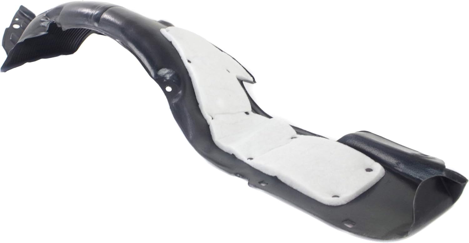 Front Fender Liner Left Driver Side Direct Replacement Compatible With 2013-2014 Hyundai Elantra Coupe HY1248132 868113X500