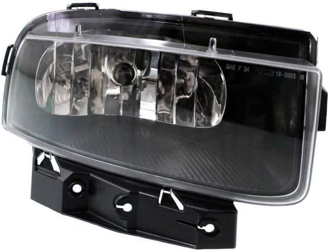 Set Of 2 Front Fog Light Assembly Plastic Left Driver & Right Passenger Side Direct Replacement Compatible With 2005-2013 Chevrolet Corvette GM2593291 GM2592291