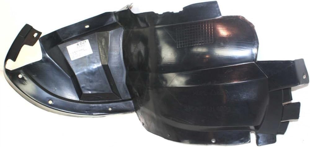 Front Section Fender Liner Right Passenger Side Direct Replacement Compatible With 2000-2002 Chevrolet Cavalier GM1249115 22605364