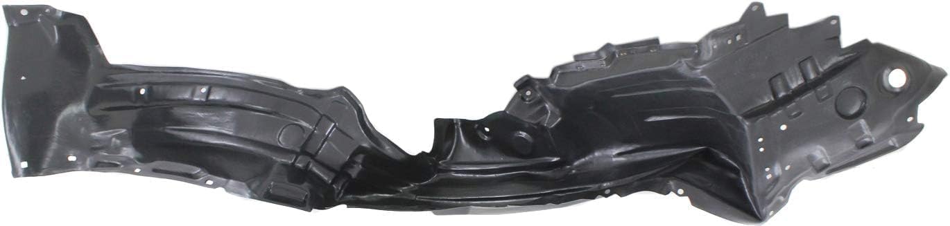 Front Fender Liner Left Driver Side Direct Replacement Compatible With 2010-2012 Lexus HS250h LX1248111 5380675020
