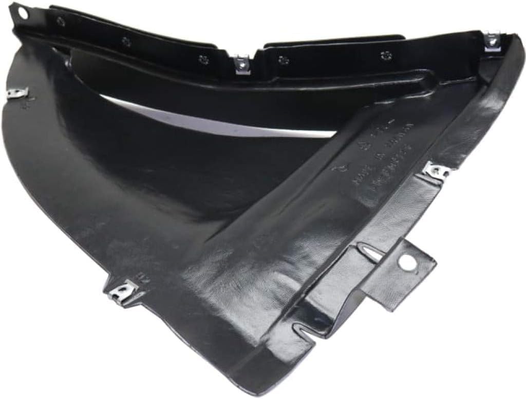 Front Lower Section Fender Liner Plastic Right Passenger Side Direct Replacement Compatible With 2010-2015 BMW 7-Series BM1251132 51757898892