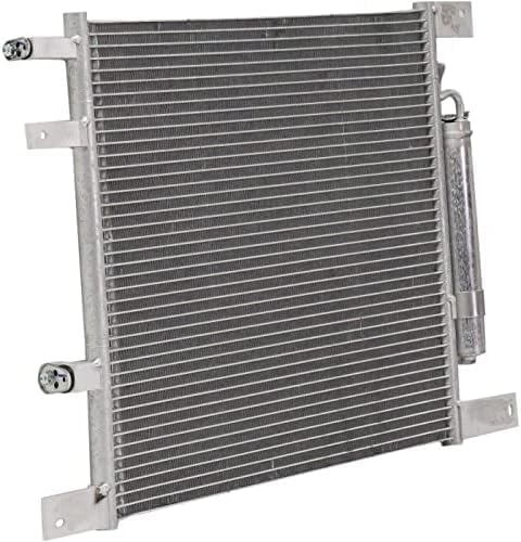 Front AC Condenser Aluminum Core Direct Replacement Compatible With 2012-2019 Nissan Versa / 2014-2019 Note NI3030169 921009EK0A
