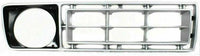 Set Of 2 Front Argent Grille Chrome Plastic Left Driver & Right Passenger Side Direct Replacement Compatible With 1976-1977 Ford F-Series FO1200106 FO1200107 D6TZ8150A D6TZ8151A ‎