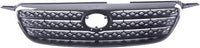 Front Grille Chrome Shell/Painted Dark Gray Insert Direct Replacement Compatible With 2005-2008 Toyota Corolla TO1200278 5310002090