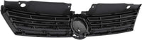 Front Upper & Lower Grille + Fog Light Covers Left Driver & Right Passenger Side Direct Replacement Compatible With 2011-2014 Volkswagen Jetta VW1036121 VW1200151 VW1038119