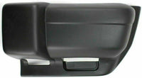 Front Bumper End Caps Textured + Mounting Arm Brackets Left Driver & Right Passenger Side Direct Replacement Compatible With Jeep Cherokee 1997-2001 CH1004126 CH1005126 CH1066104