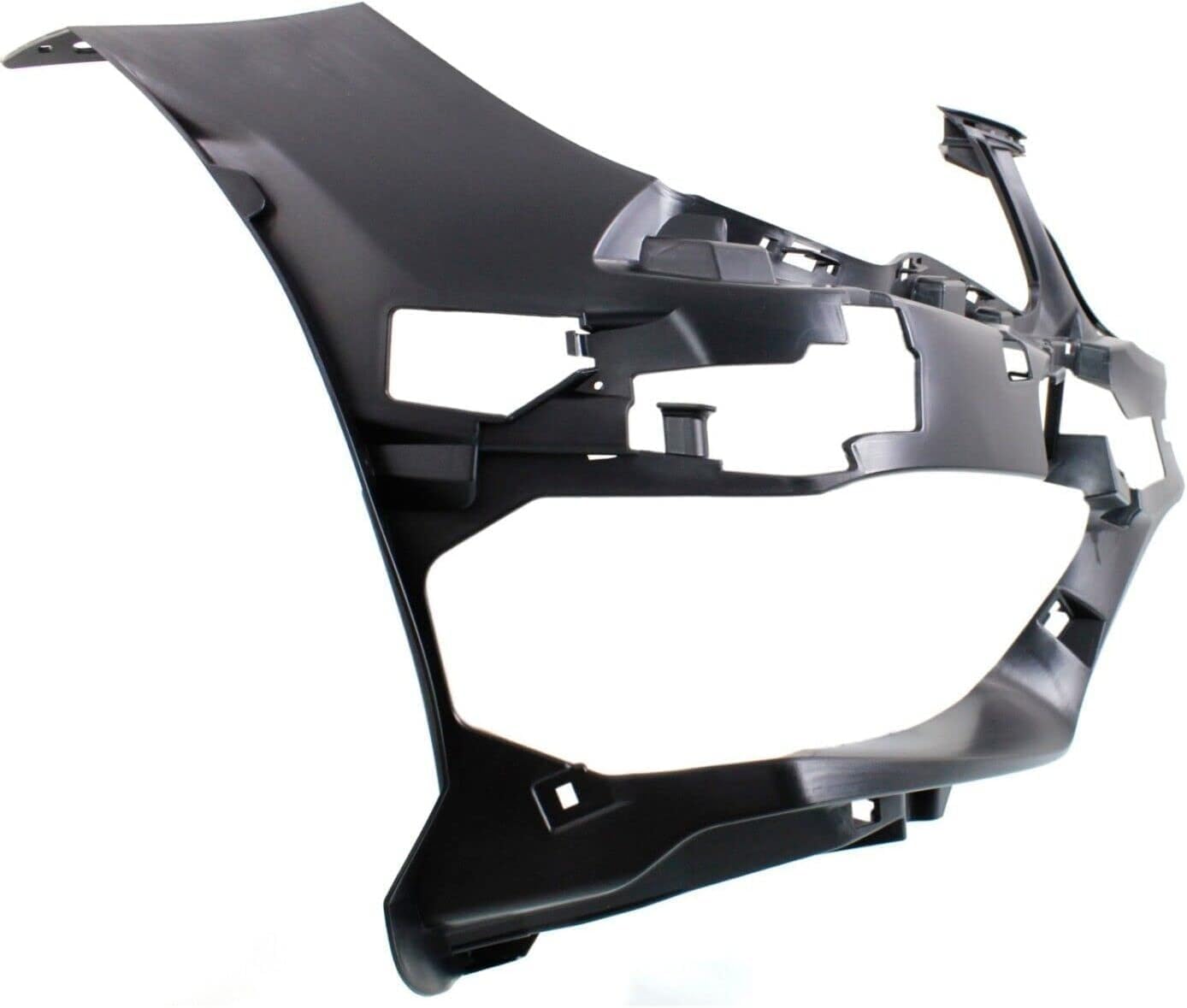 Set of 2 Front Bumper Cover Support Bracket Plastic Left Driver & Right Passenger Side Direct Replacement Compatible with 2014-2017 Mercedes Benz E-Class MB1043115 MB1042115