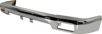 Front Bumper Face Bar Chrome Steel Direct Replacement Compatible With 1989-1995 Toyota Pickup TO1002102 5210135070
