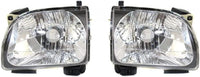 Front Headlights + Fillers + Corner Park Lamps Left Driver & Right Passenger Side Direct Replacement Compatible With 2001-2004 Toyota Tacoma TO2502136 TO2503136 TO1088108 TO1089108
