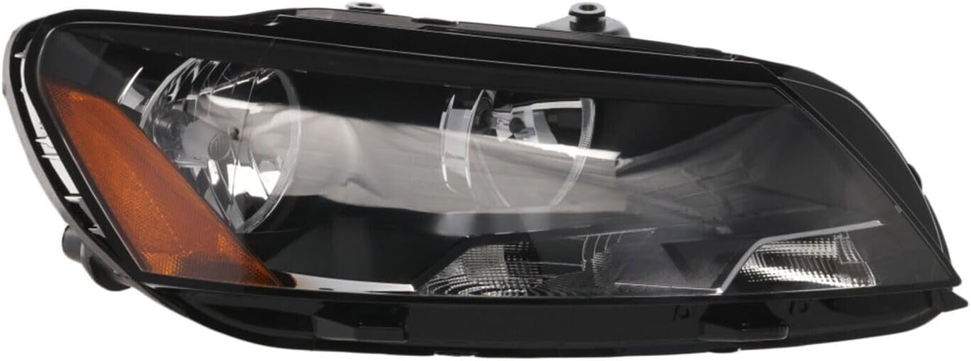 Set Of 2 Front Head Light Assembly Left Driver & Right Passenger Side Direct Replacement Compatible With 2012-2015 Volkswagen Passat VW2503148 VW2502148 561941006D 561941005D