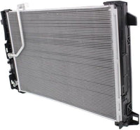 Front A/C Condenser Aluminum Core Direct Replacement Compatible With 2008-2015 Mercedes Benz C-Class / 2010-2017 E-Class MB3030151 2045000654