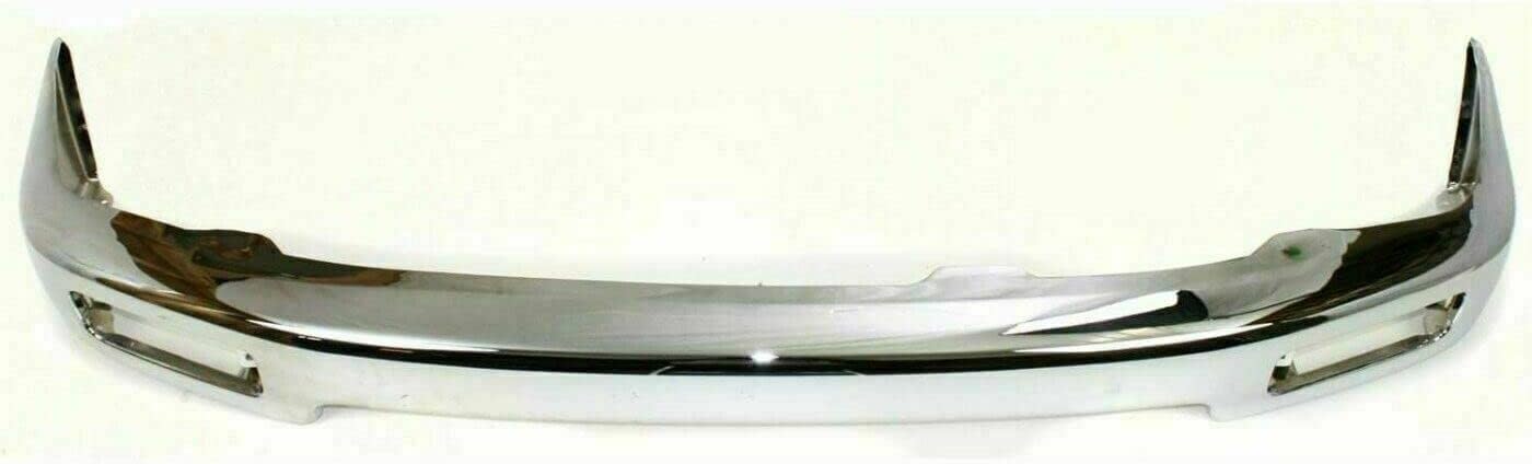 Front Bumper Face Bar Chrome + Lower Valance Primed Direct Replacement Compatible With Toyota 4Runner 1996-1998 TO1002162 TO1095174 5210135300 5391135909