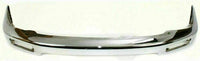 Front Bumper Face Bar Chrome + Lower Valance Primed Direct Replacement Compatible With Toyota 4Runner 1996-1998 TO1002162 TO1095174 5210135300 5391135909