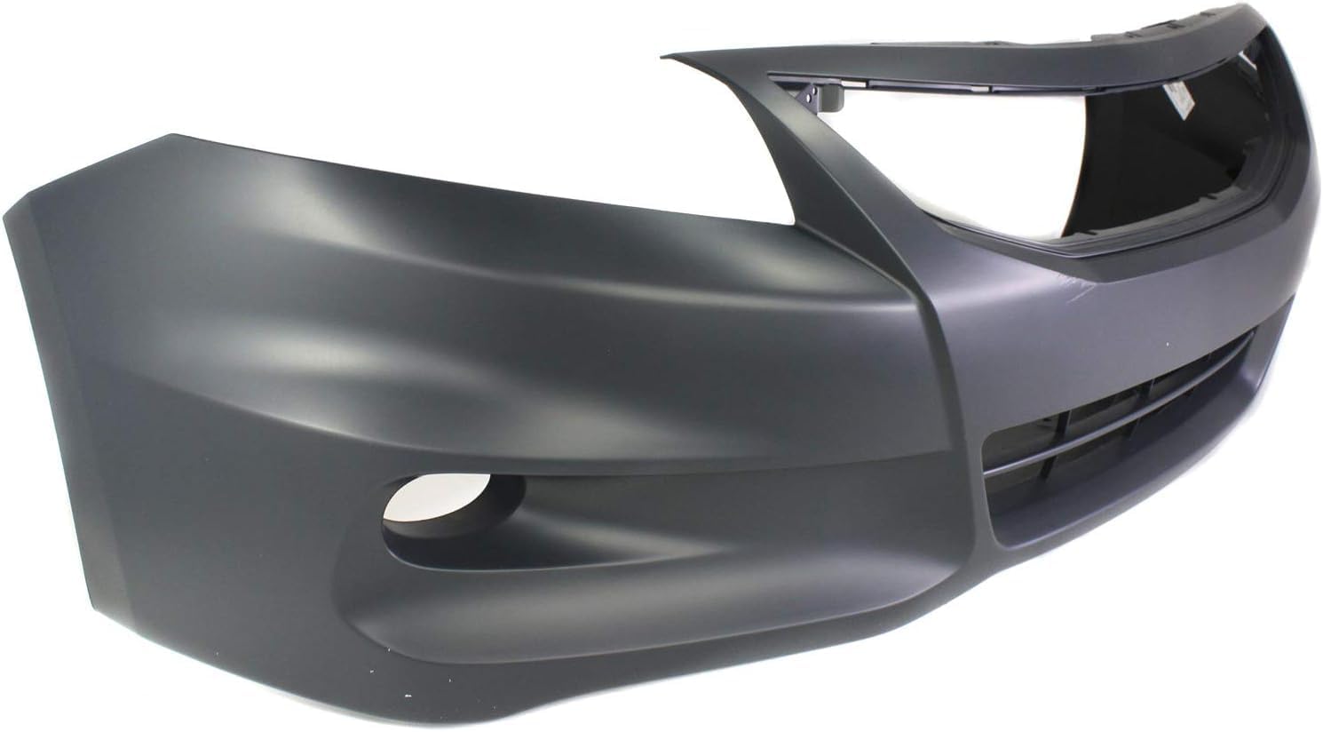 Front Bumper Cover Primed With Fog Light Holes Direct Replacement Compatible With 2011-2012 Honda Accord HO1000277 04711TE0A80ZZ
