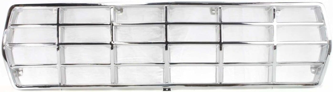 Front Grille Chrome Shell And Insert Direct Replacement Compatible With 1978-1979 Ford F-Series FO1200111 D8TZ8150C