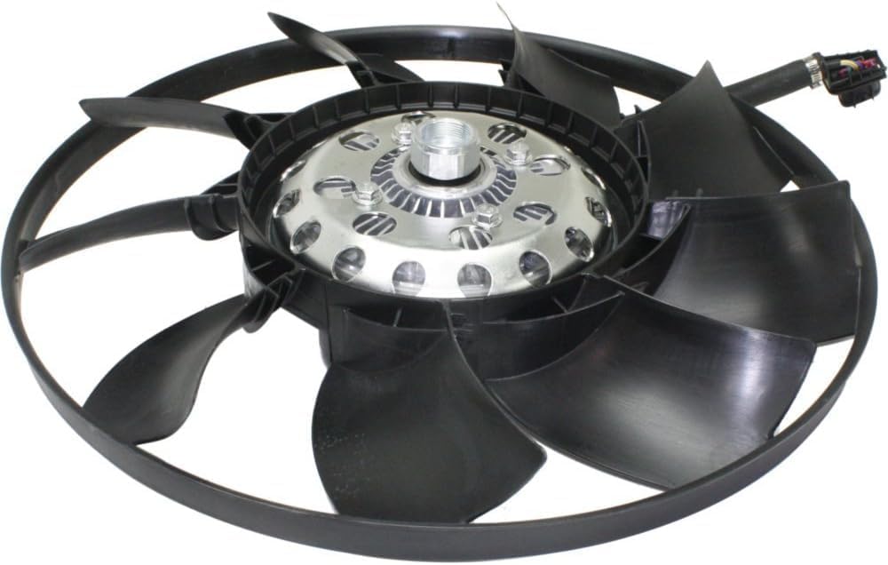 Front Clutch Radiator Cooling Fan Direct Replacement Compatible With 2006-2009 Land Rover Range Rover LR025955