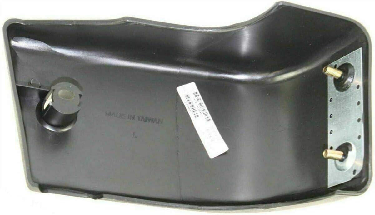 Front Bumper Chrome + End Caps Primed + Support Brackets Left Driver & Right Passenger Side Direct Replacement Compatible With 1984-1986 Toyota TO1004157 TO1005116 TO1066104
