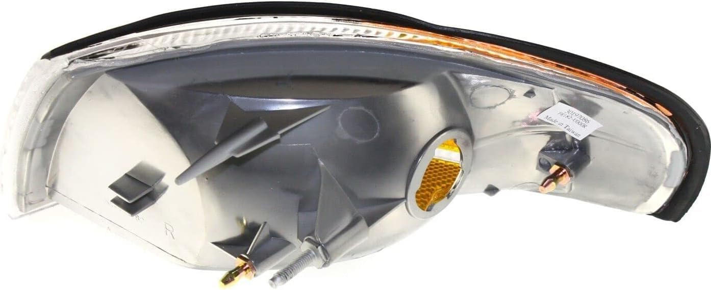 AUTOS PARTS PLUS Front Headlights Assembly + Corner Lamp Right Passenger & Left Driver Side Direct Replacement Compatible With 1994-1998 Ford Mustang FO2503161 FO2502161 FO2520125 FO2521125