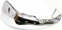 AUTOS PARTS PLUS Front Bumper Chrome Steel + Face Bar Trim Cap Primed Direct Replacement Compatible With 1999-2002 GMC Sierra / 2000-2006 Yukon 1500 2500 GM1002835 GM1051104 15758072-PFM 89026801