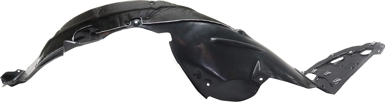 Front Fender Liner Left Driver Side Direct Replacement Compatible With 2015-2017 Acura TLX AC1248136 74150TZ3A00-PFM