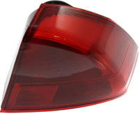 Tail Light Assembly Left Driver Side Direct Replacement Compatible With 2001-2002 Honda Civic HO2800133 33551S5DA01