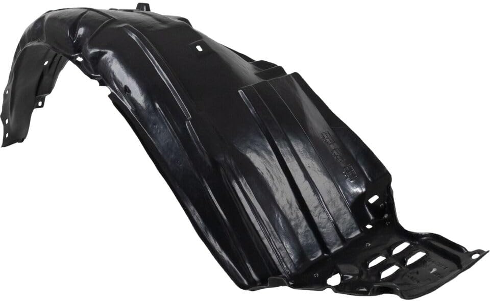 Front Fender Liner With Pad Right Passenger Side Direct Replacement Compatible With 2006-2011 Honda Civic HO1249134 74101SNAA00