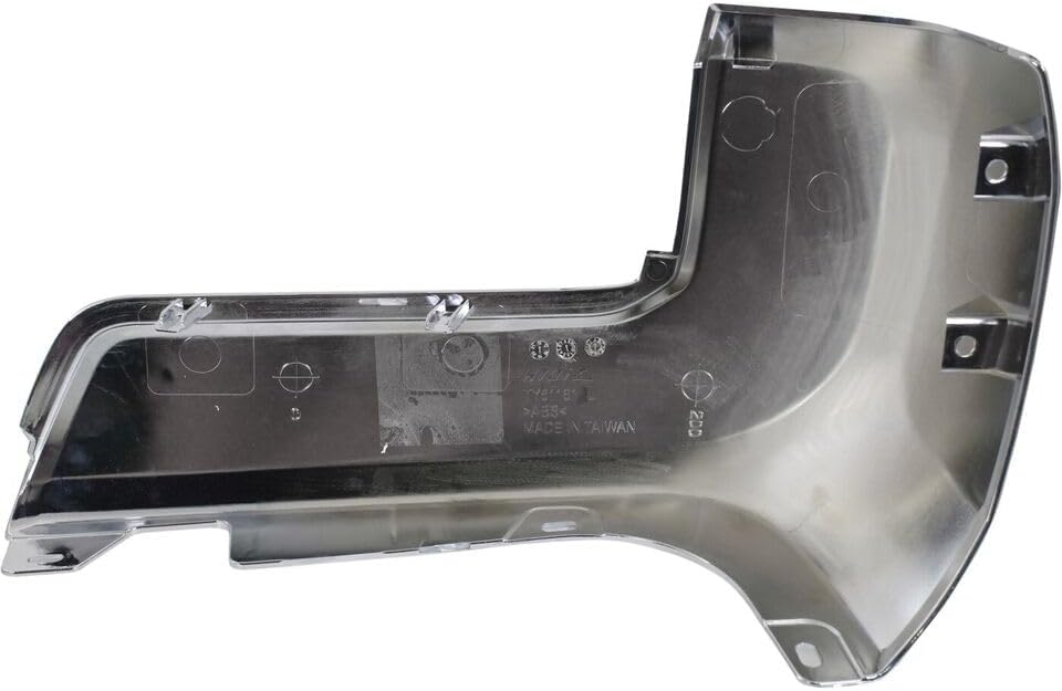 Rear Bumper End Cap Chrome Left Driver Side Direct Replacement Compatible With 2016-2023 Toyota Tacoma TO1104131 5215604020