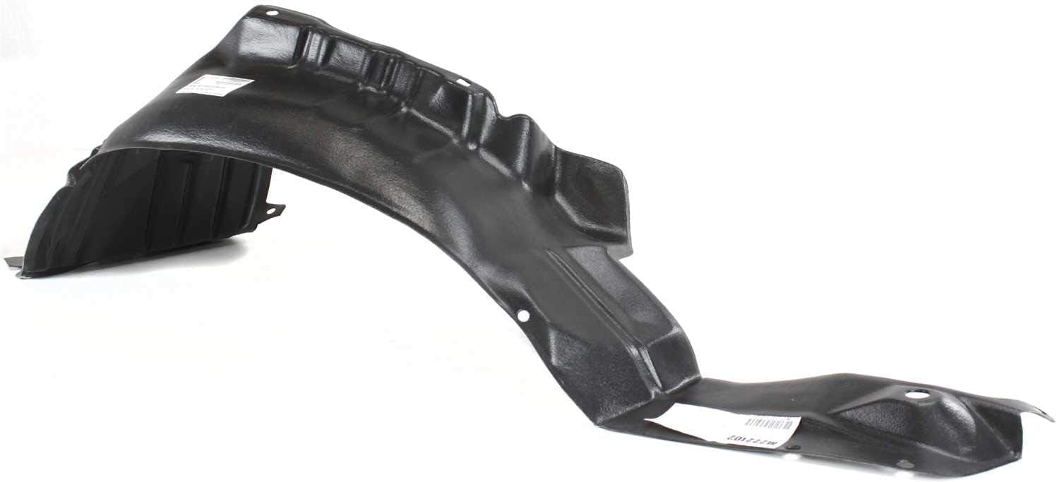 Front Fender Liner Left Driver Side Direct Replacement Compatible with 1997-2002 Mitsubishi Mirage MI1248101 MR241357