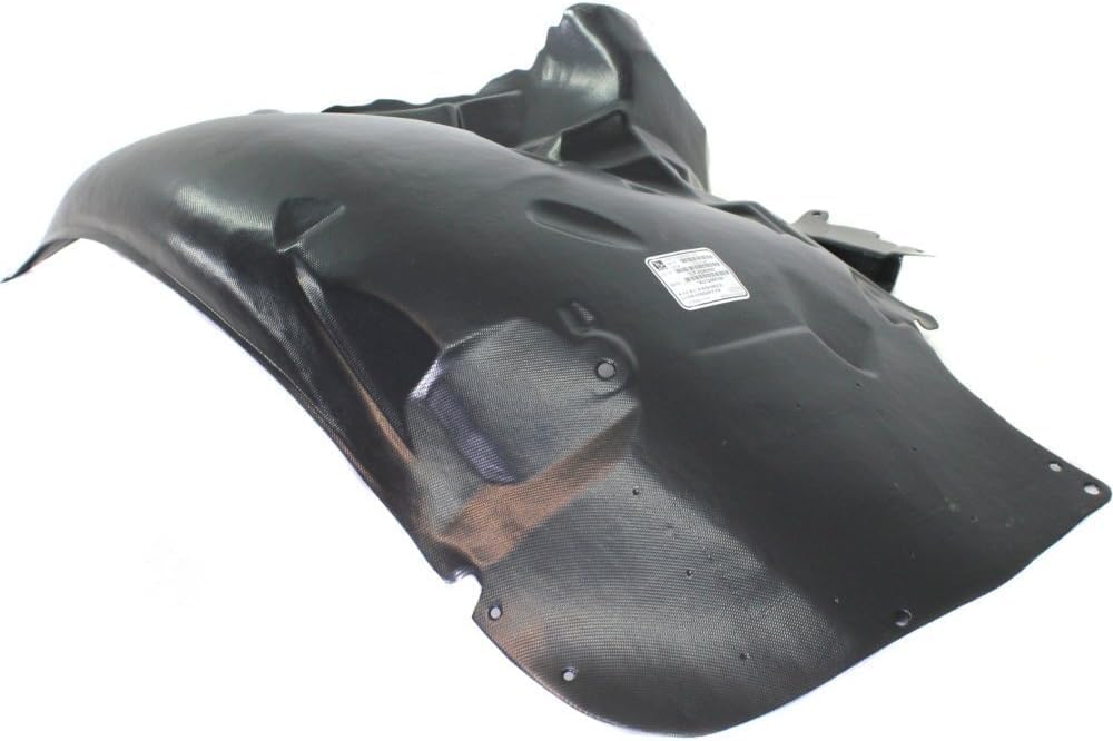 Front Section Fender Liner Right Passenger Side Direct Replacement Compatible With 2004-2010 Audi A8 Quattro AU1249116 4E0821172P