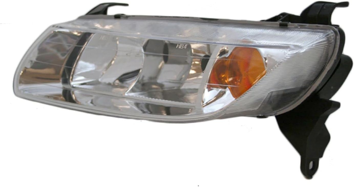 Set Of 2 Front Headlight Assembly Halogen Right Passenger & Left Driver Side Direct Replacement Compatible With 2000-2002 Saturn L-Series GM2503200 GM2502200 90583595-PFM 90583594-PFM