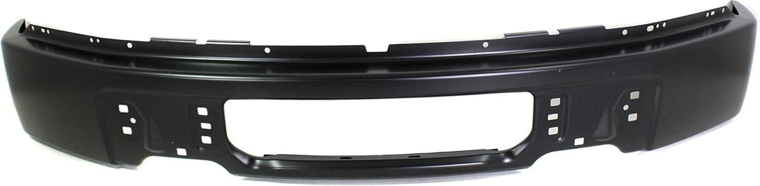 Front Bumper Face Bar Primed Steel Without Fog Light Holes Direct Replacement Compatible With 2009-2014 Ford F-150 FO1002414 9L3Z17757CPTM