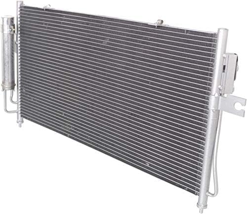 Front A/C Condenser Aluminum Core Direct Replacement Compatible With 2003-2004 Nissan Frontier/Xterra NI3030151 NI3030158 921101Z600 921101Z610