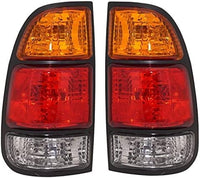 Set Of 2 Tail Light Assembly Right Passenger & Left Driver Side Direct Replacement Compatible With 2000-2006 Toyota Tundra TO2801129 TO2800129 815500C010 815600C010